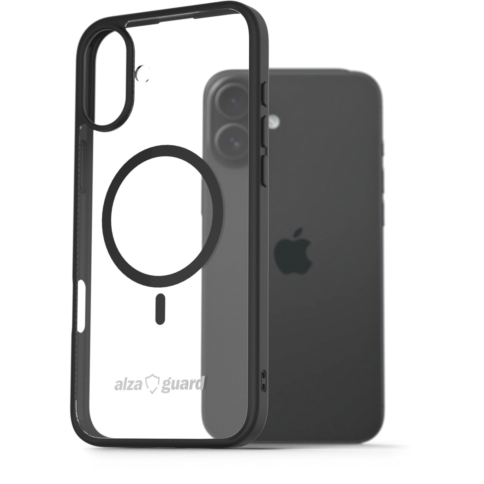 AlzaGuard iPhone 16 Plus Clear TPU Case Compatible with Magsafe tok (AGD-PCMT33B)