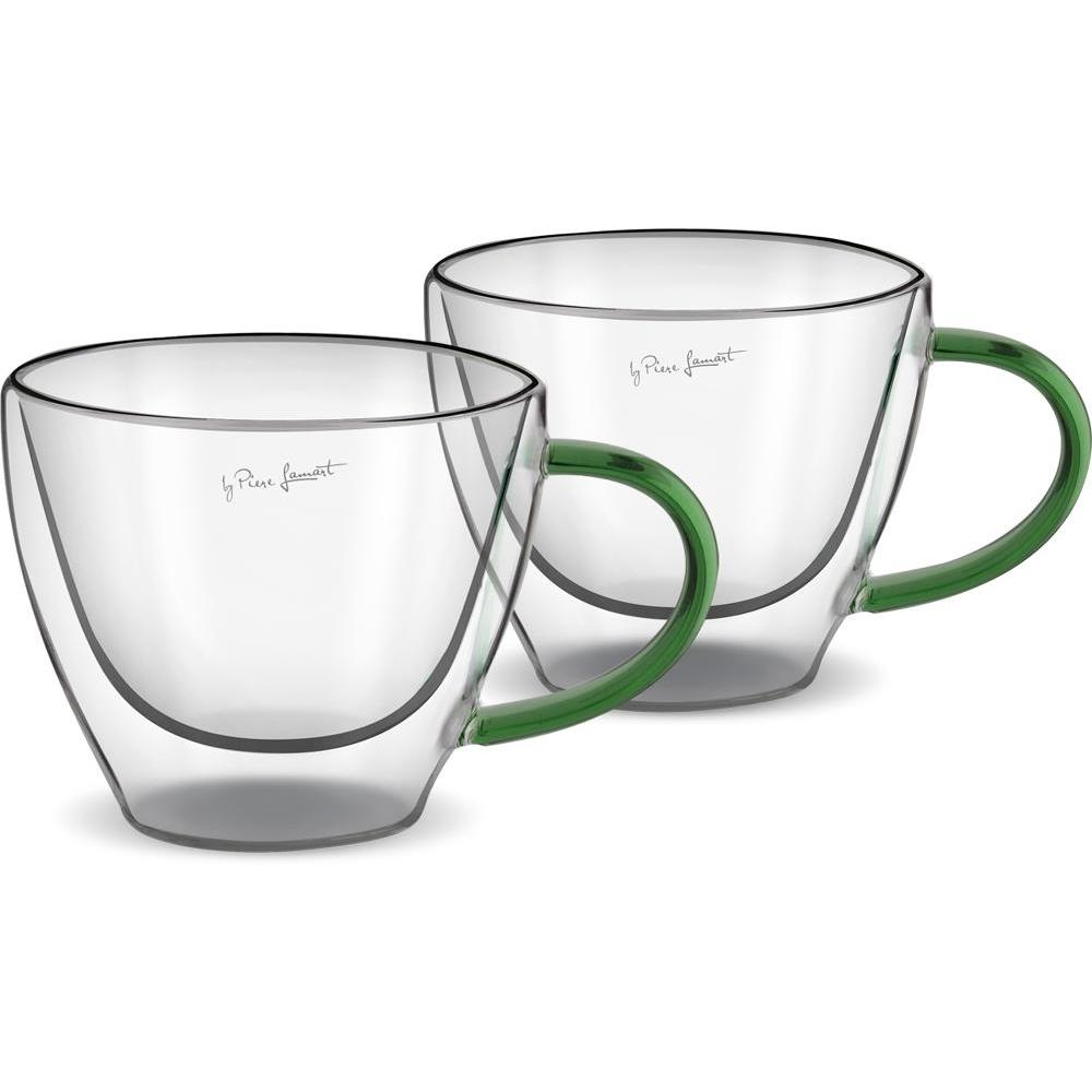 Lamart Thermo pohár LT9115 VASO Cappuccino szett 190 ml 2 db zöld ( LT9115 SET 2 CAPP.ZELENÝ 190 VASO LAMAR)