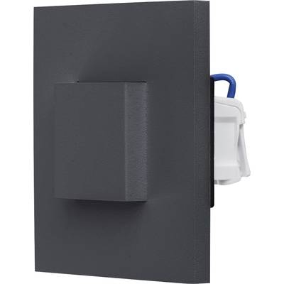 EVN LQ41840AD EVN Lichttechnik LED-es fali beépíthető lámpa LED Fixen beépített LED-es 1.8 W Antracit (LQ41840AD)