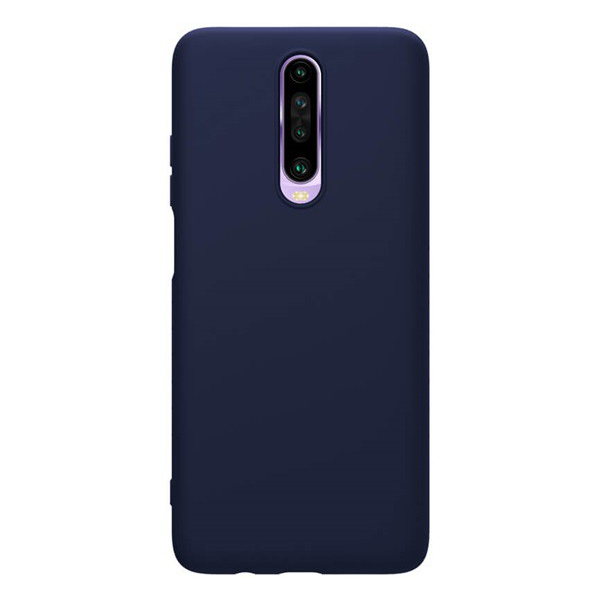 NILLKIN RUBBER WRAPPED szilikon telefonvédő (gumírozott, környezetbarát) SÖTÉTKÉK [Xiaomi Redmi K30 / K30 5G] (5996457938513)