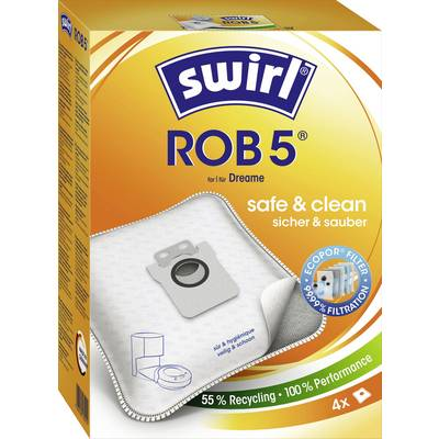 Swirl ROB 5 EcoPor Porszívó zsák 4 db (230921)