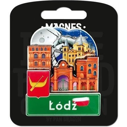 Magnes I love Poland Łódż ILP-MAG-C-LOD-28