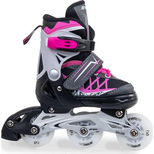 Rolki Enero Led z wymienną płozą regulowane czarne r. 26-29