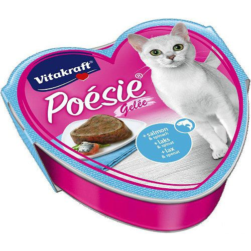 Vitakraft Poésie Gelée Lazaccal És Spenóttal Macskáknak 85 G (VAT004902)