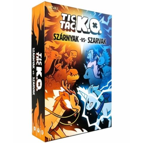Asmodee Tic Tac K.O.: Szárnyak és szarvak társasjáték (TEE10003) (TEE10003)