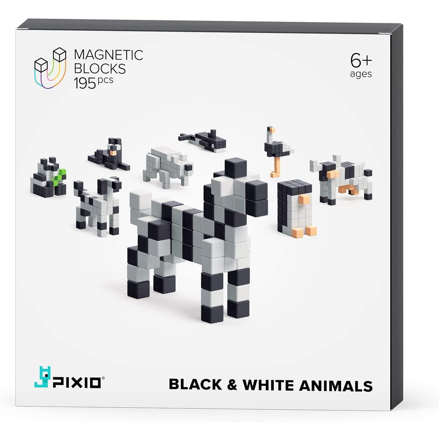 Pixio Black and White Animals Smart - mágneses (30102)