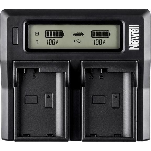 NEWELL DC-LCD dupla töltő NP-F és NP-FM