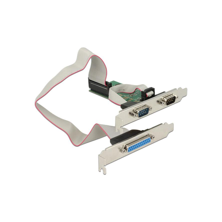 ADA Delock 89556 PCI Express-kártya > 2 x Soros RS-232 + 1 x Párhuzamos (89556)