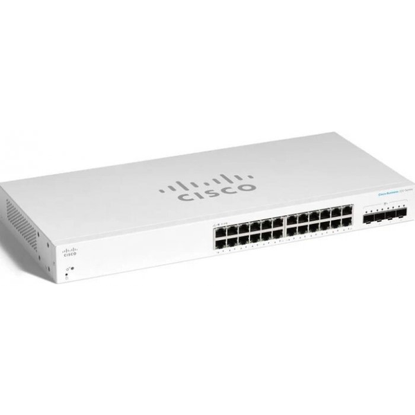 Cisco Cisco switch CBS220-24T-4G, 24xGbE RJ45, 4xSFP, fanless - REFRESH