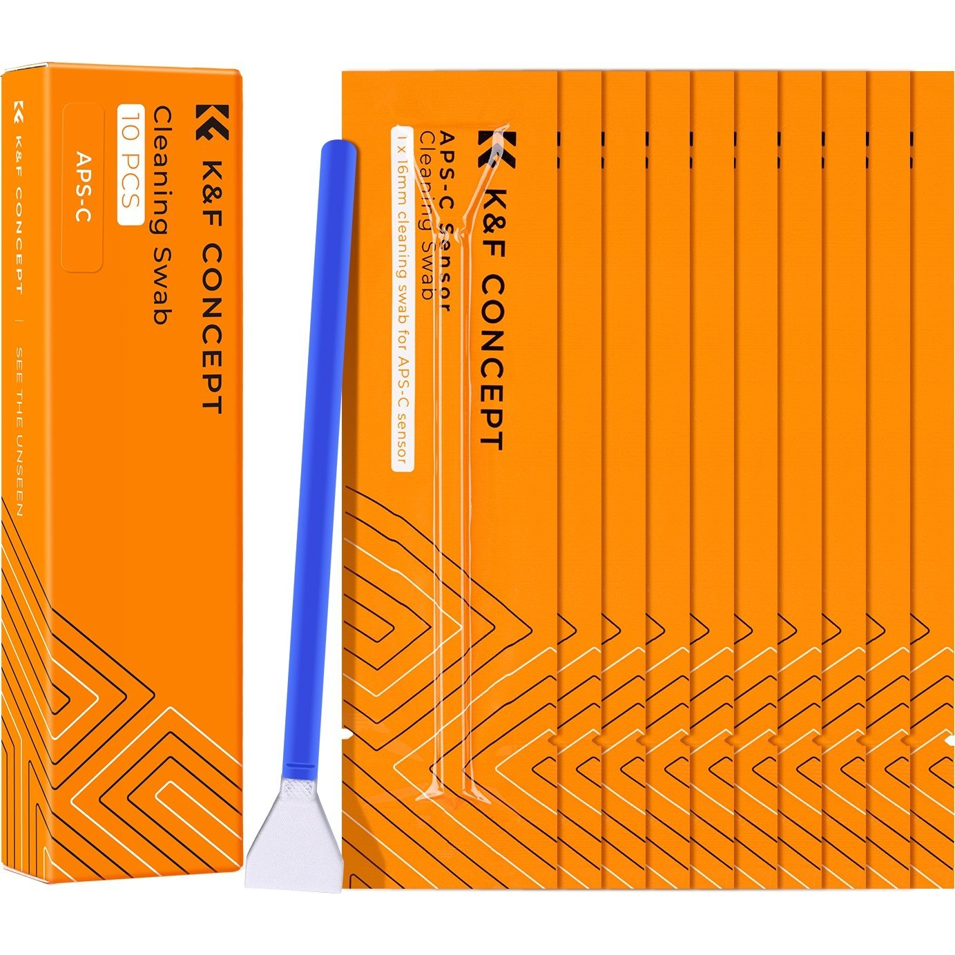 Cleaning Swab Kit K&F Concept 16mm 10szt (45269-0)
