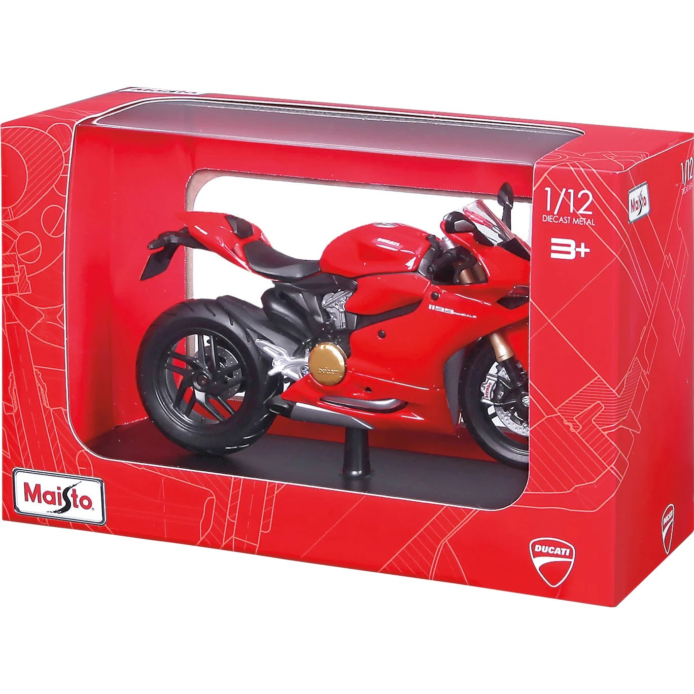 Maisto Ducati 1199 Panigale 1:12 Motorkerékpár modell (532704)