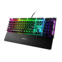 SteelSeries APEX Pro USB Gaming RGB Mechanikus Billentyűzet DE - Fekete