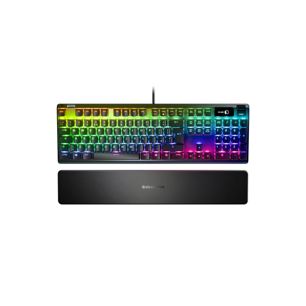 SteelSeries APEX Pro USB Gaming RGB Mechanikus Billentyűzet DE - Fekete