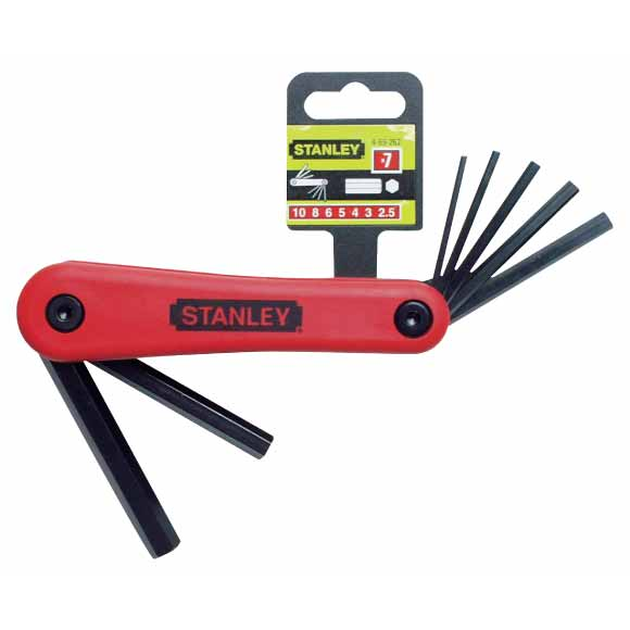 Stanley imbuszkulcs készlet, 2,5x10mm 7 részes (4-69-262)