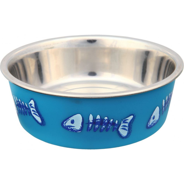 Trixie 25270 Fémtál Szines Gumis 0,25 L Cicáknak