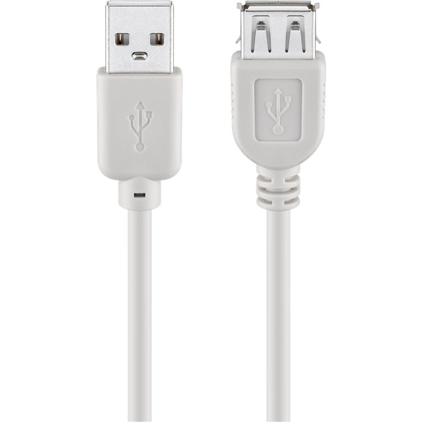 USB kabel Goobay prodlužovací, dvojitě stíněný, 60cm (68624)