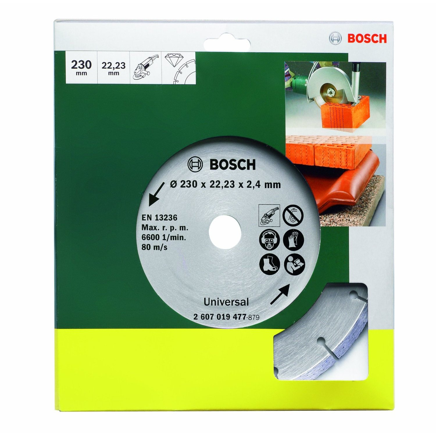 Bosch Accessories 2607019477 Bosch Power Tools Gyémánt bevonatú vágótárcsa 1 db (2607019477)