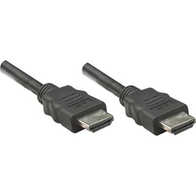 Manhattan 323192 HDMI kabel 1 m HDMI Typ A (standardní) Černá