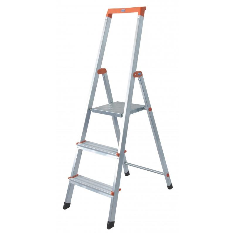 Krause Monto Solidy 3 lépcsőfokos alumínium állólétra (126214)