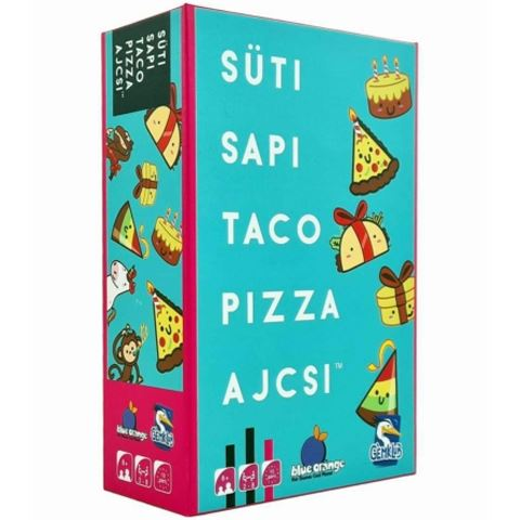 Asmodee Süti, sapi, taco, pizza, ajcsi kártyajáték 2-8 játékos