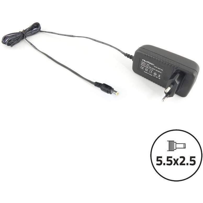 Qoltec 50030 12W router hálózati töltő adapter (5,5*2,5) (50030)