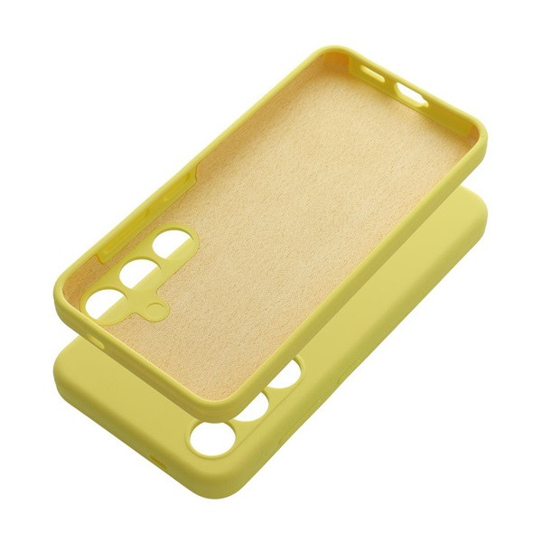 Utángyártott 2mm Motorola Edge 40 Neo szilikon hátlap tok, sárga
