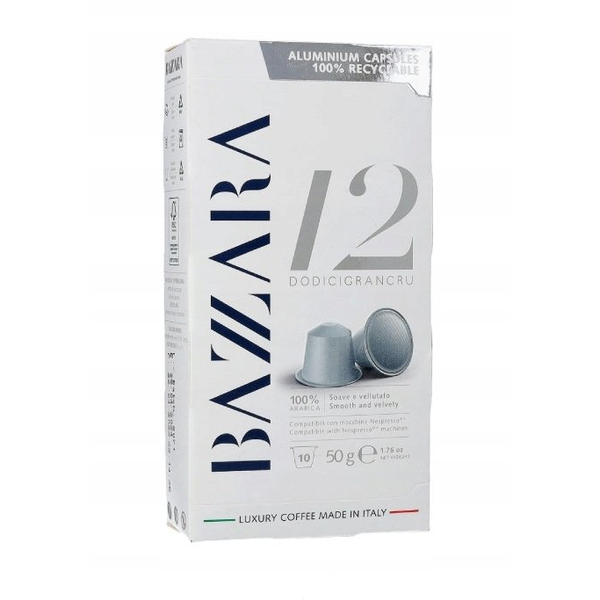Kapsułki Bazzara Dodicigrancru do Nespresso 10 sztuk