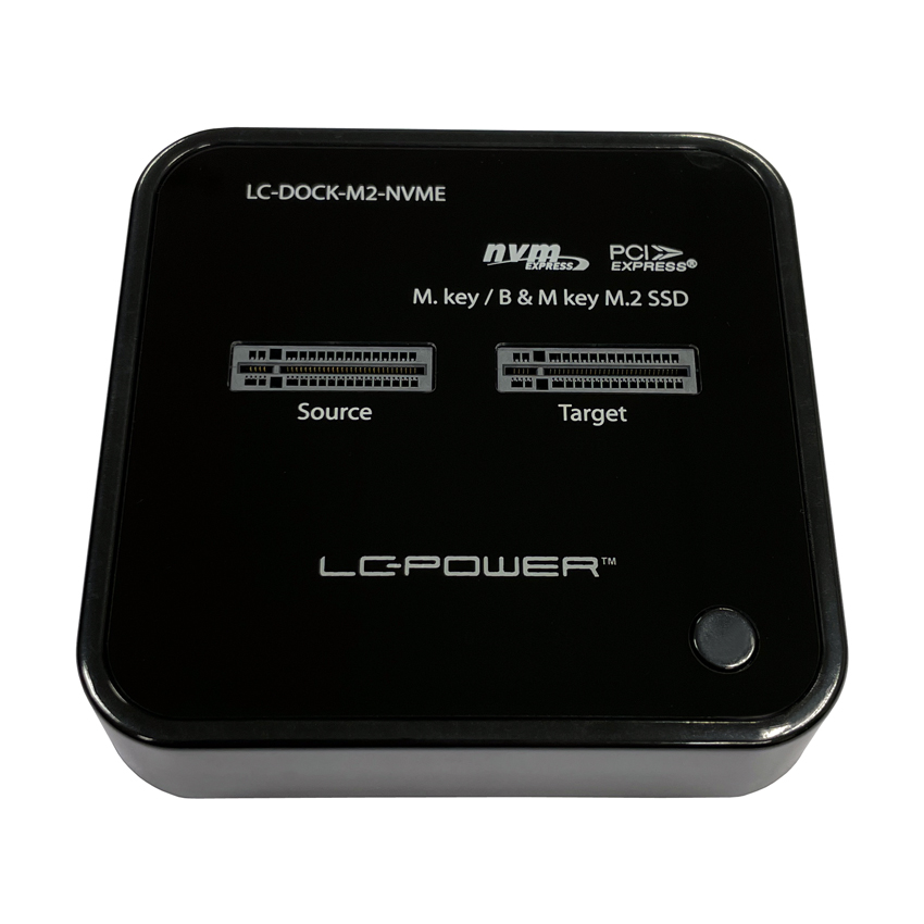 LC-Power LC-DOCK-M2-NVME M.2 Dokkoló állomás (USB 3.2 Gen 2x1 Type-C - M.2 NVMe) (LC-DOCK-M2-NVME)