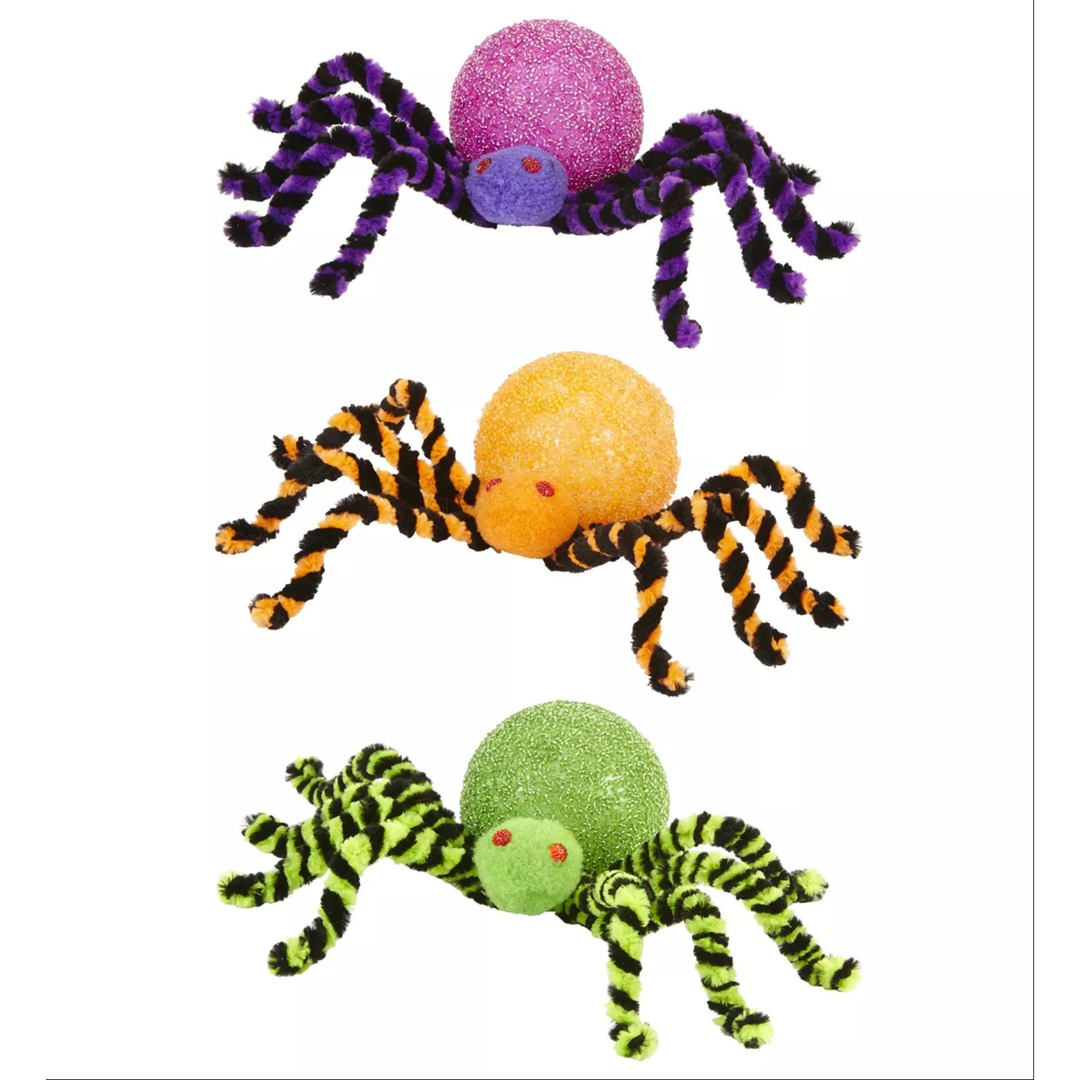 Widmann Világító pók Halloween-i dekoráció 30 cm - Többféle (04897)