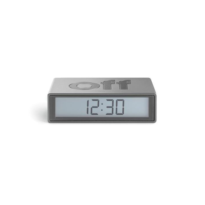 Lexon Flip+ Travel LCD ébresztőóra sötétszürke (LR151G3)