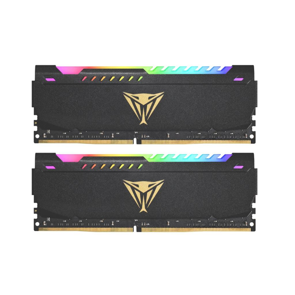 32GB 3200MHz DDR4 RAM Patriot Viper Steel RGB LED CL18 (2x16GB) (PVSR432G320C8K)