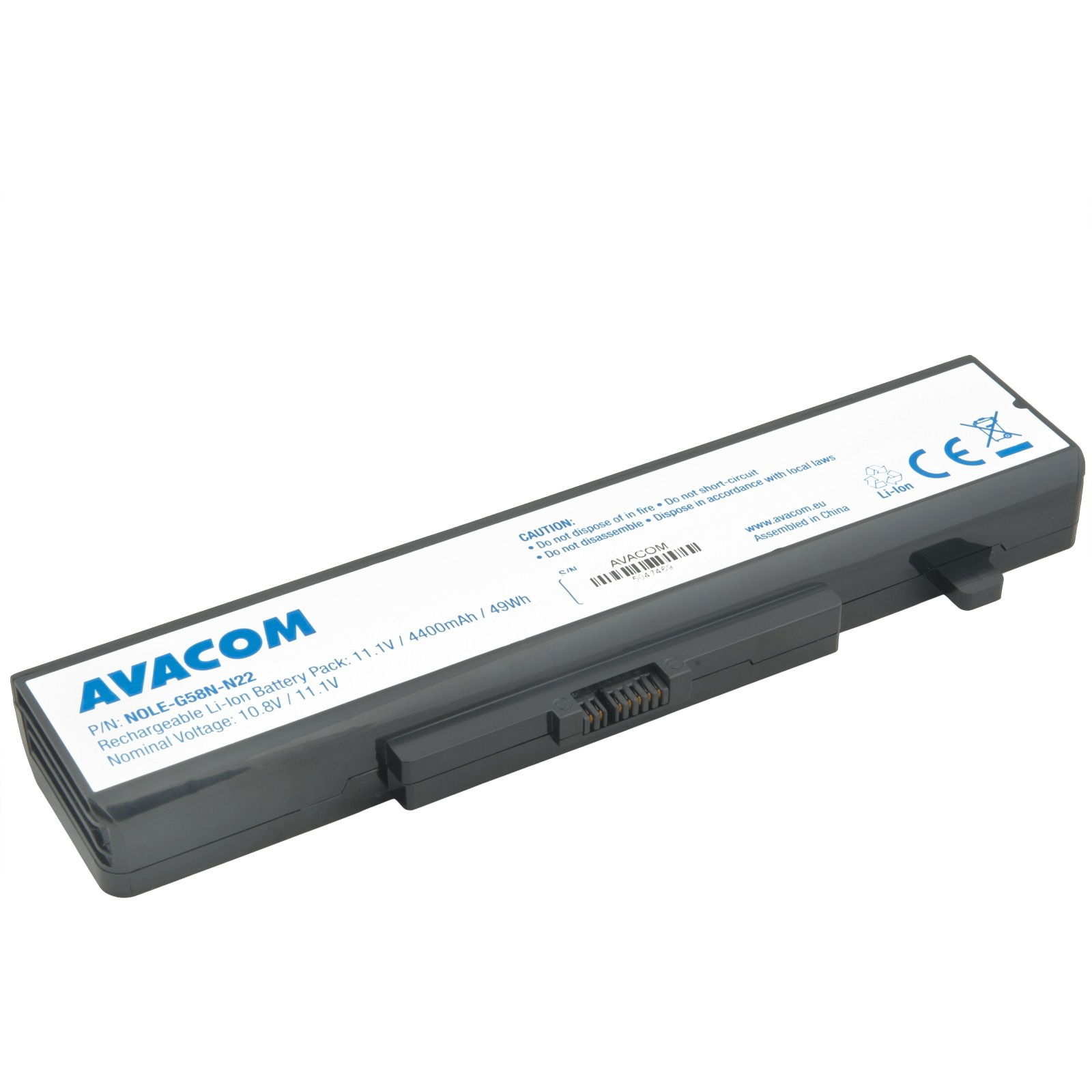 AVACOM akkumulátor Lenovo G560, IdeaPad V470 sorozatú készülékekhez, Li-Ion 10,8V 4400mAh (NOLE-G58N-N22)