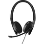 EPOS ADAPT 165T USB II Слушалки Жичен Лента за глава Офис/Център за обаждания USB Тип-A Черен