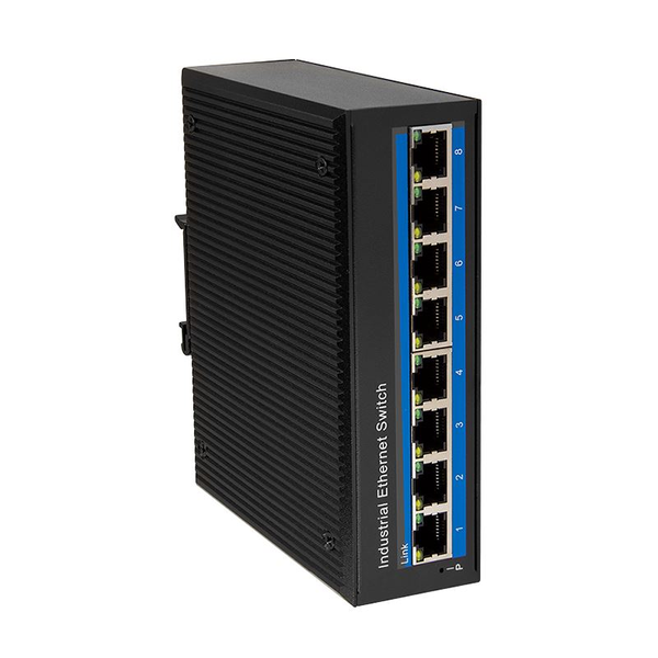 LogiLink Industrial 8 portos Gigabit Ethernet PoE switch (NS203P)