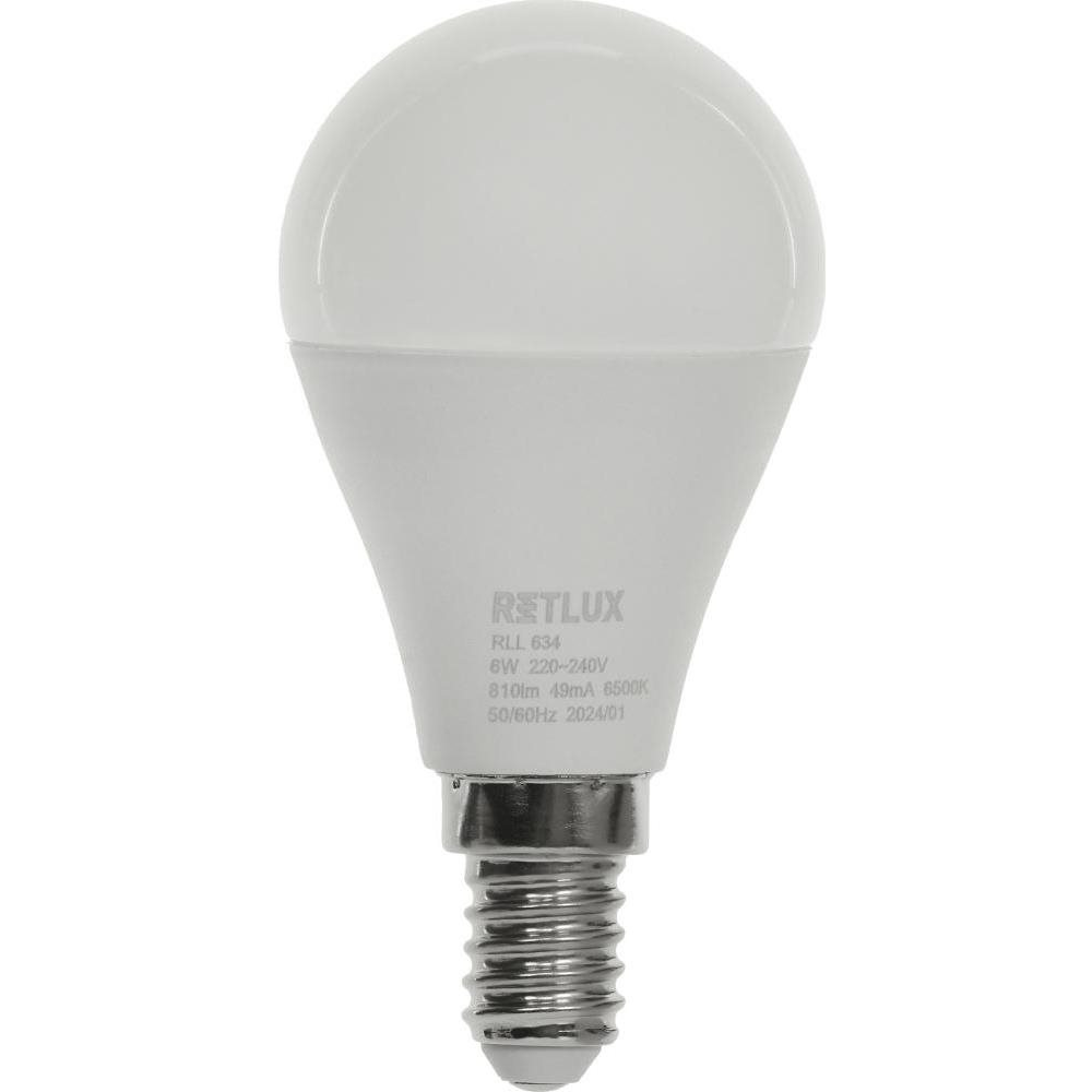 RETLUX RLL 634 G45 E14 miniG 6W DL D (RLL 634)