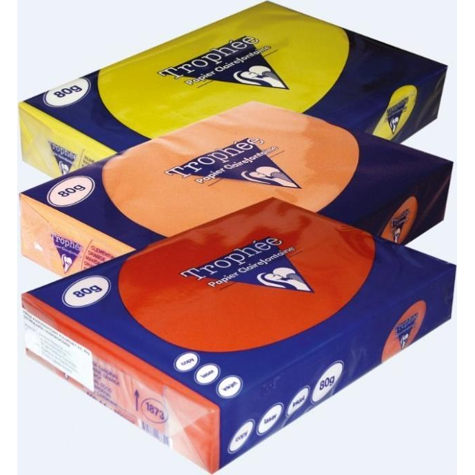 Másolópapír Színes Clairefontaine Trophée A/4 80 g Pasztell Barack 500 Ív/Csomag 1970 (ppk2280020)
