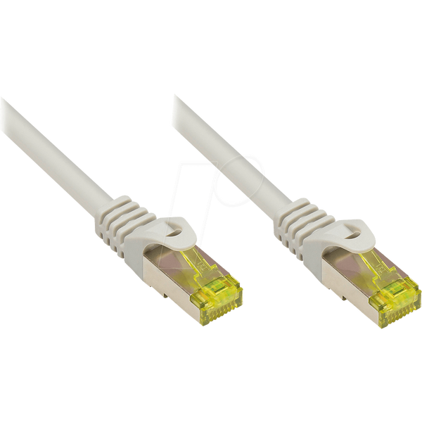 Good Connections Patchkabel m. Cat.7 Rohkabel  grau 2m