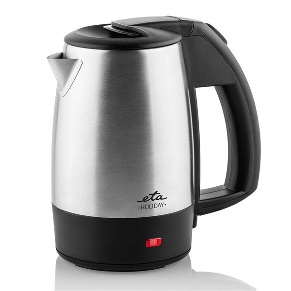 Eta Holiday 618890010 електрическа кана 1000W 0,5L черно-сребристо