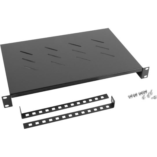  Lanberg Półka do szafy 19" Czarna (AK-1004-B)