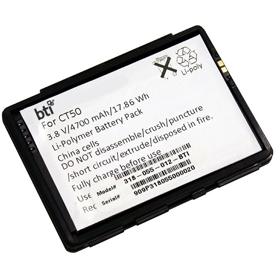 ORIGIN 318-055-012-BTI BTI 1C BAT FOR HONEYWELL CT50 OEM: 318-055-008 318-055-016