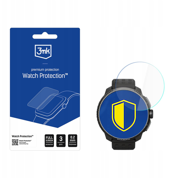 3MK Watch Protection FlexibleGlass Suunto Race All 49mm okosóra üvegfólia