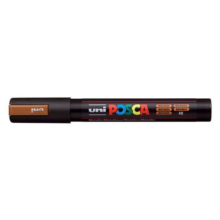 Uni Posca PC-5M 1,8-2,5mm Dekormarker - Bronz (2UPC5MBRONZ)