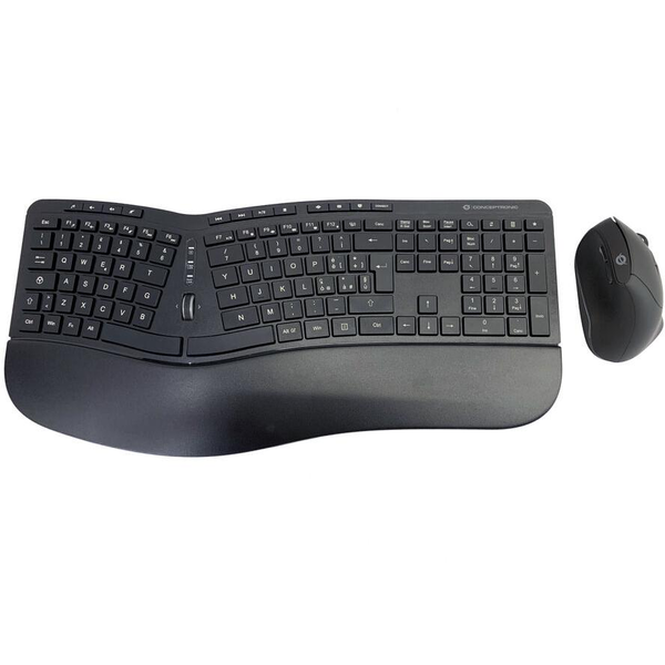Conceptronic ORAZIO02IT teclado Rato incluído Escritório RF Wireless QWERTY Italiano Preto