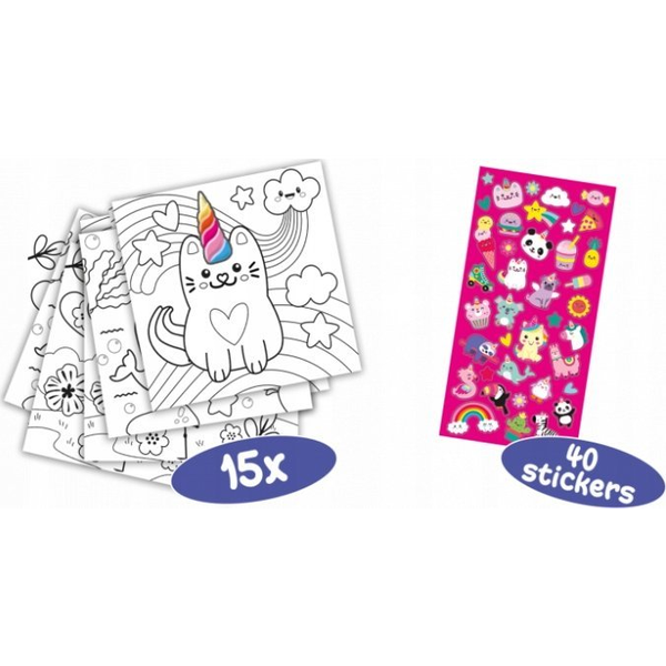 SES Creative 00111 színező oldal és könyv Kifestő szett