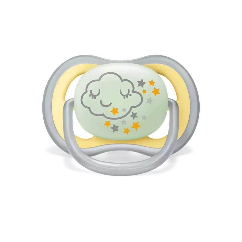 Philips SCF376/01 Avent ultra air sötétben fluoreszkáló cumi 2db felhő és tigris (SCF376/01)