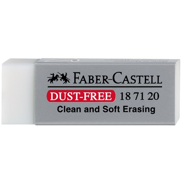 FABER-CASTELL Radierer Dust-free weiß