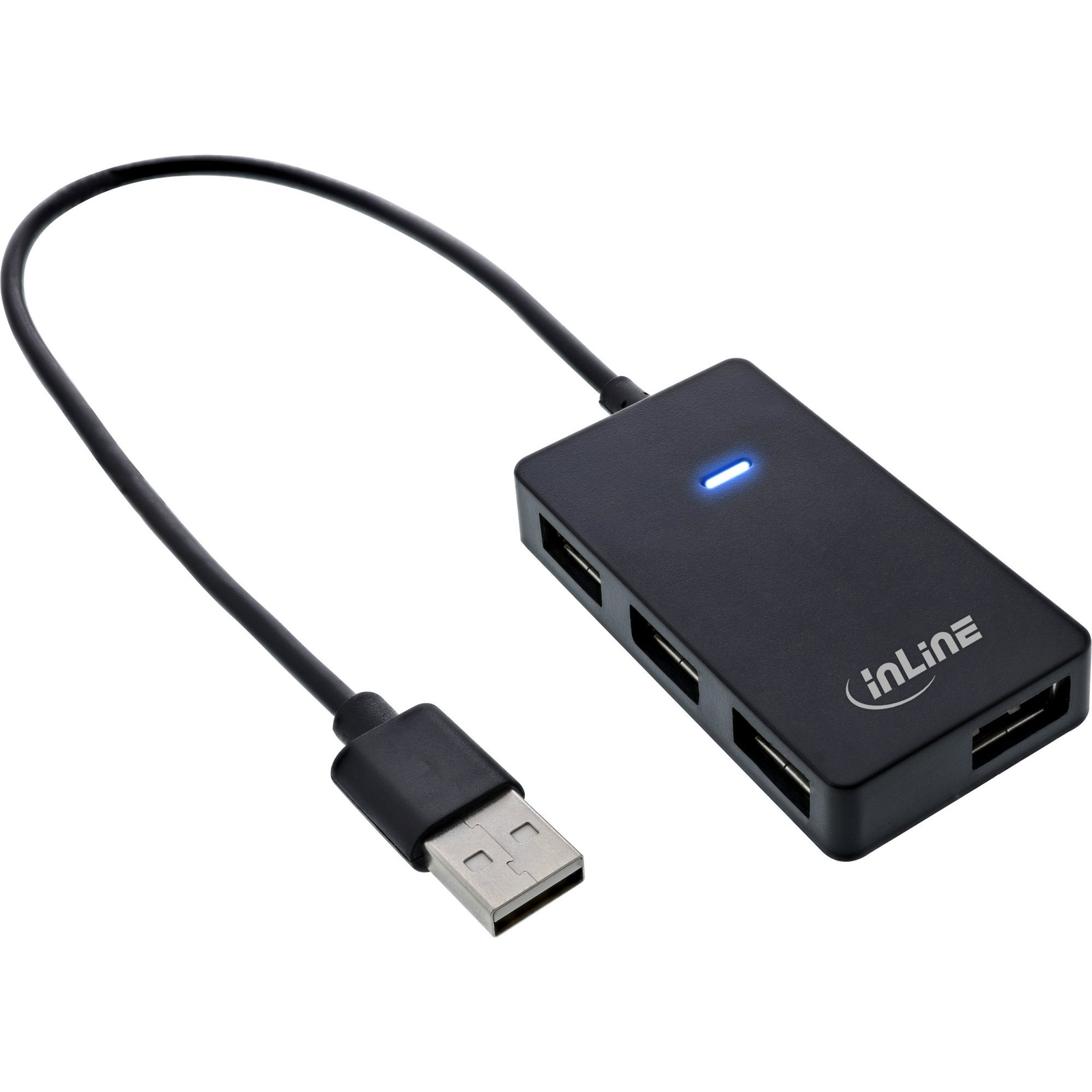 InLine 33293I hálózati csatlakozó USB 3.2 Gen 1 (3.1 Gen 1) Type-A 480 Mbit/s Fekete (33293I)