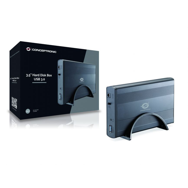 Conceptronic CHD3DUSB3 carcasă disc memorie Carcasă HDD Grafit 3.5"
