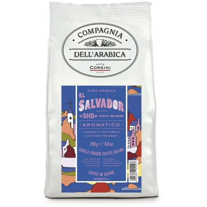 Corsini El Salvador "SHG" High Grown, szemes, 250 g (8001684911127)