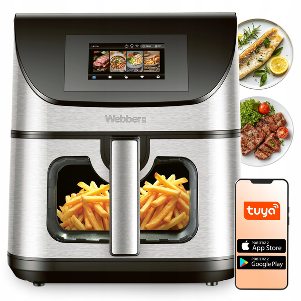 Webber AF938TFT Фритюрник без масло 8 л с WiFi